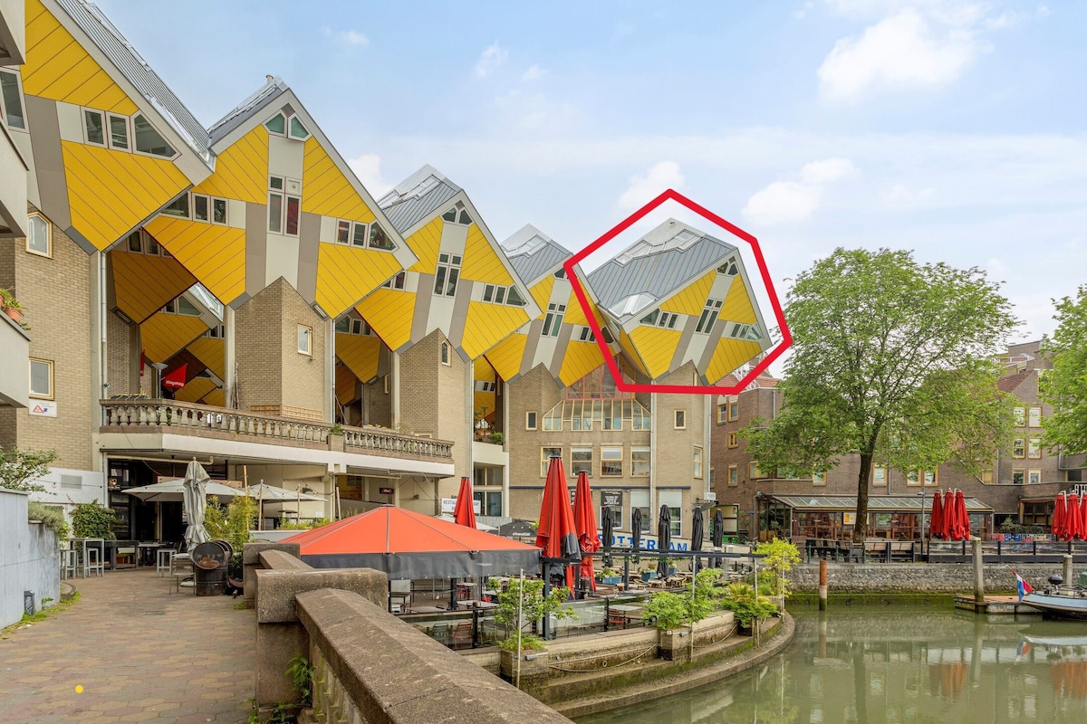 Iconic Cube House in Rotterdam