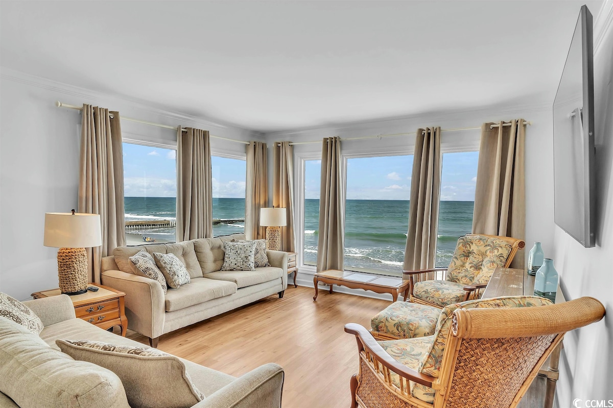 "Current Address" Oceanfront, King Beds, Pool!