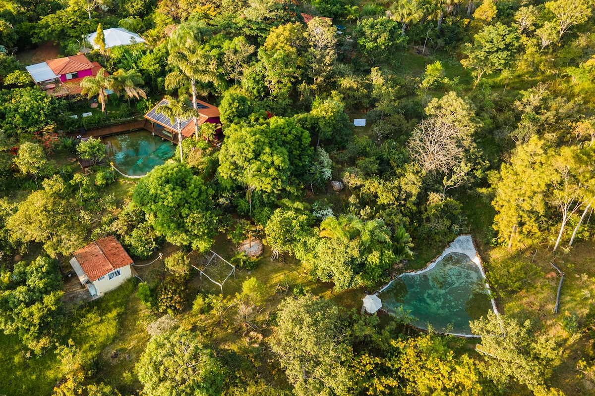 Casas na Natureza: 2 piscinas, vista deslumbrante