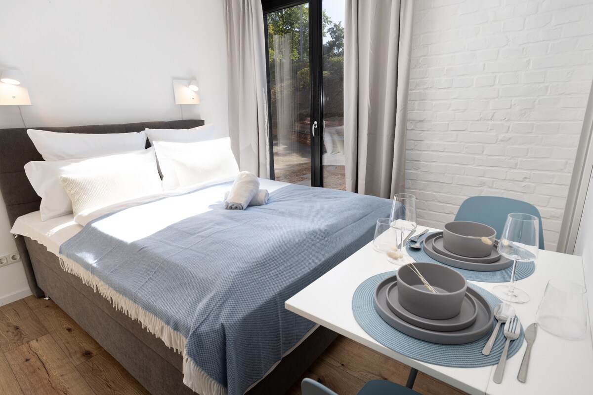 Zuse Premium Studio Apartment Bad Küche WLAN I B9