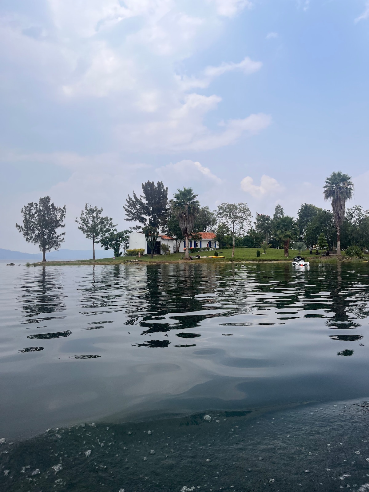 Île privée au cœur du lac Kivu