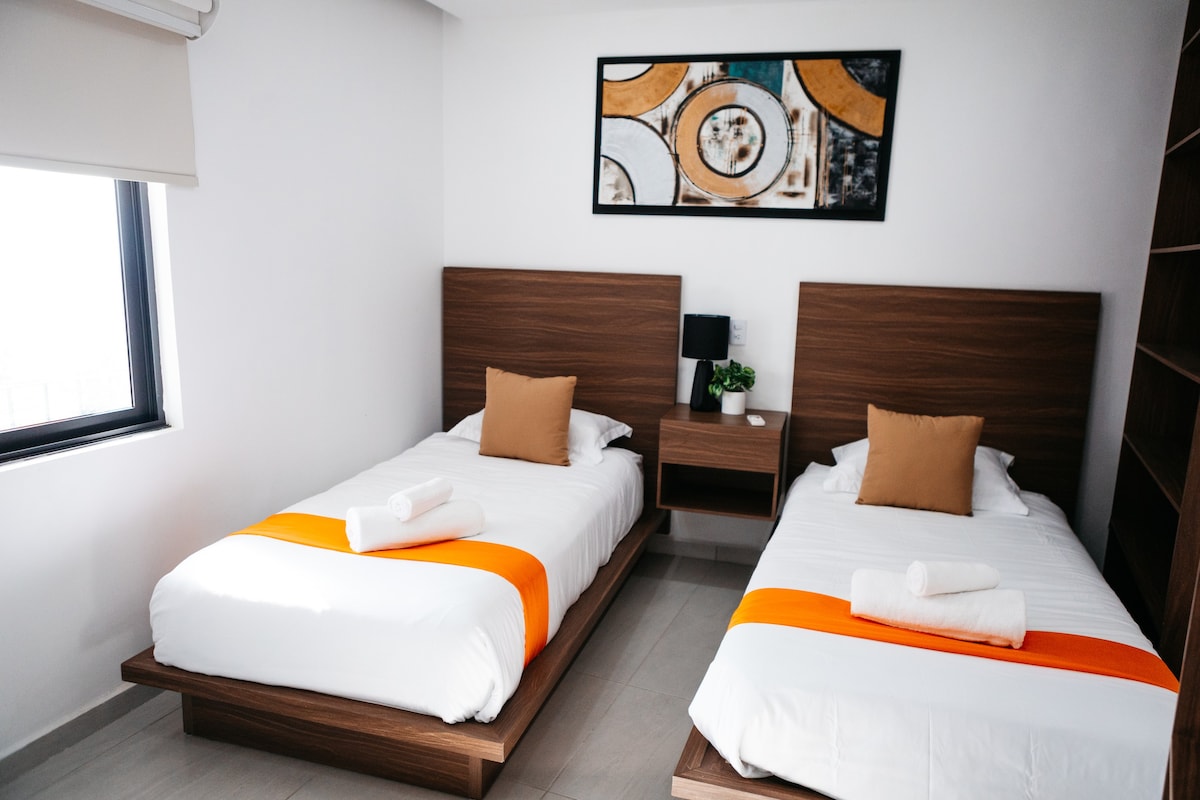 U1 Monyxbnb 2 bedrooms - 3beds - 1bath,Ocean View