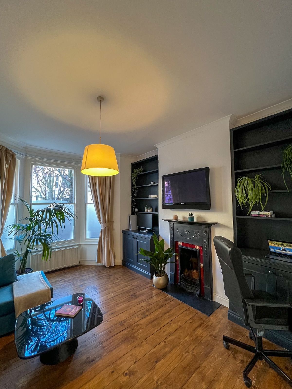 Bright stylish double bedroom