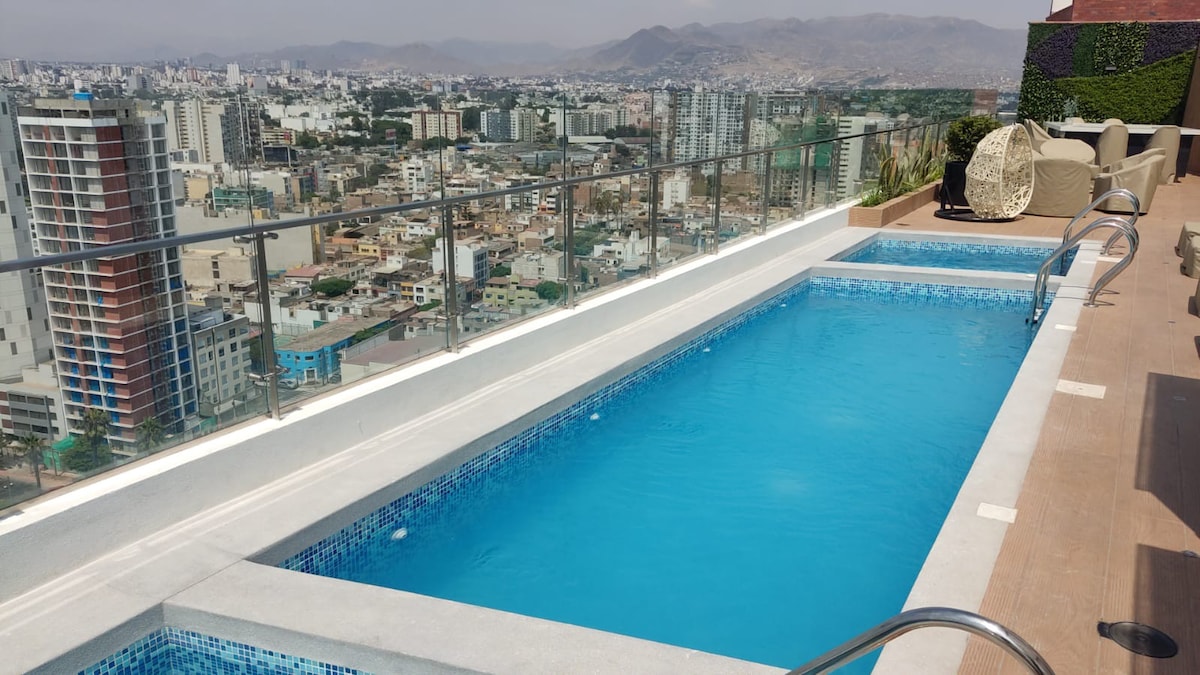 Lovely New Apartment Barranco Pool Gym Jacuzzi 205
