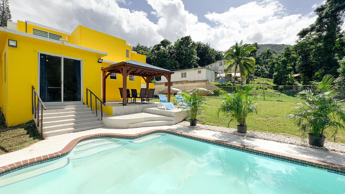 El Yunque Rainforest Villa | 6 BR, Pool, Billiards