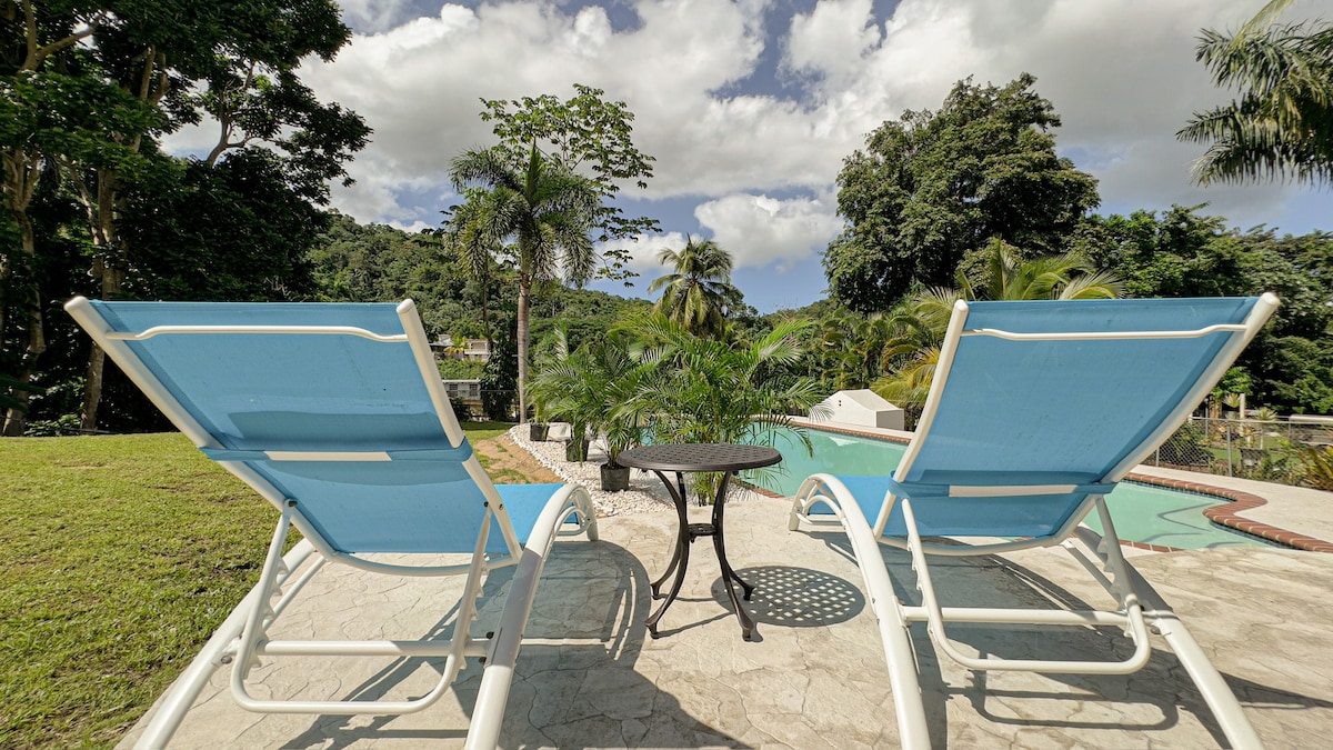 El Yunque Rainforest Villa | 6 BR, Pool, Billiards