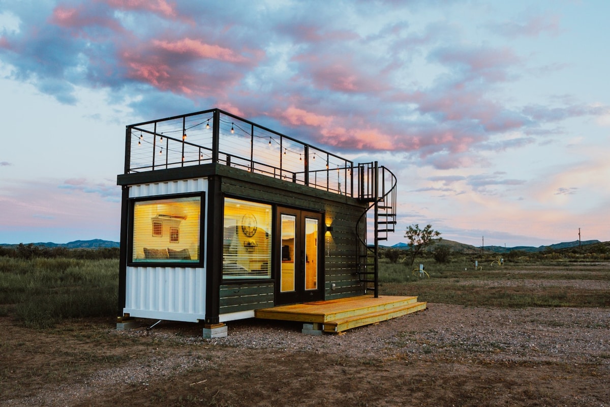 New! Starry Night Shipping Container Home