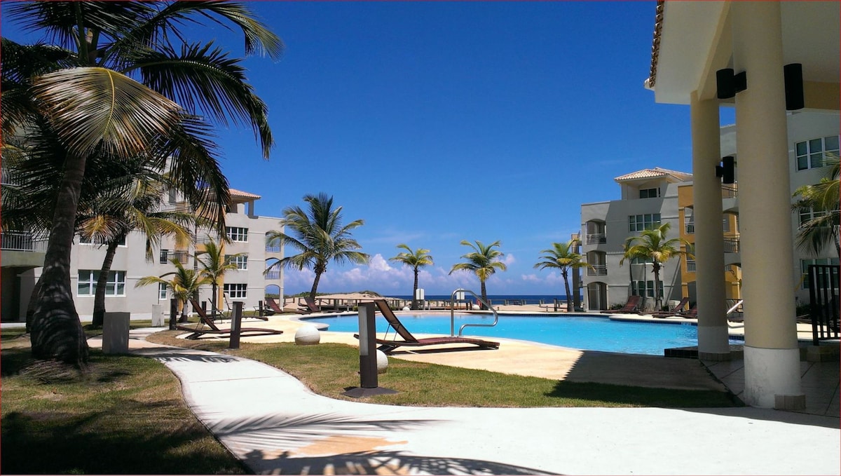 Peaceful Beachfront Two Bedroom Apartment