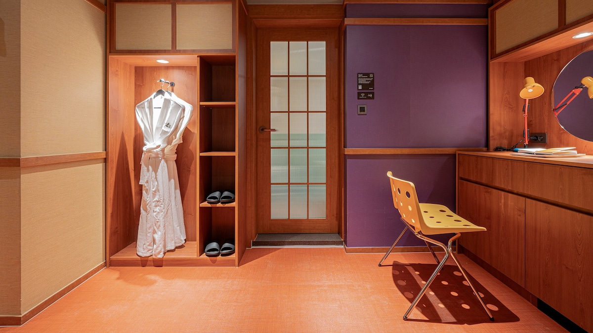 【天南日式旅馆】日式住宿，宽敞的浴室，浴室，茶室[201]