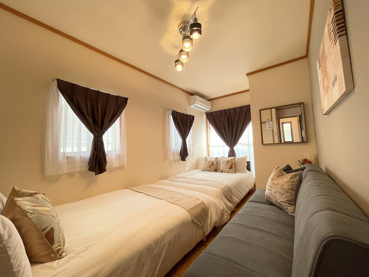 Wholehouserental,2min. walk  sta,Namba4mins train