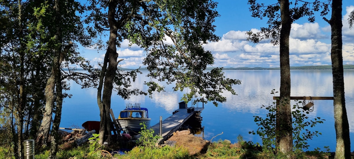 Mökki Vuohijärven rannalla Kouvola