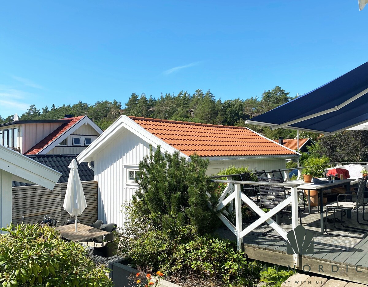 Modern and cozy cottage near beautiful Fjällbacka