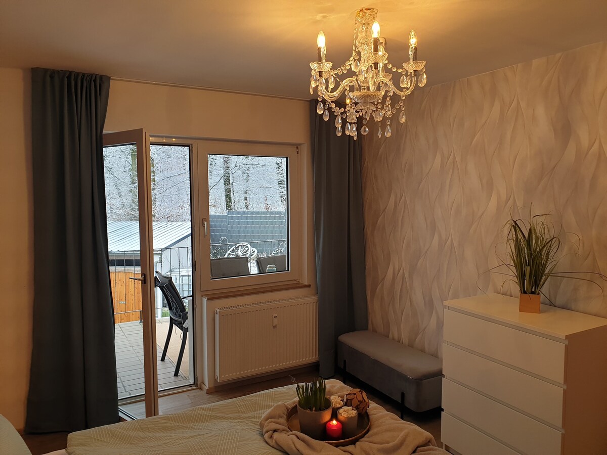 FeWo Winter in der Villa Waldrand | zwei Balkone