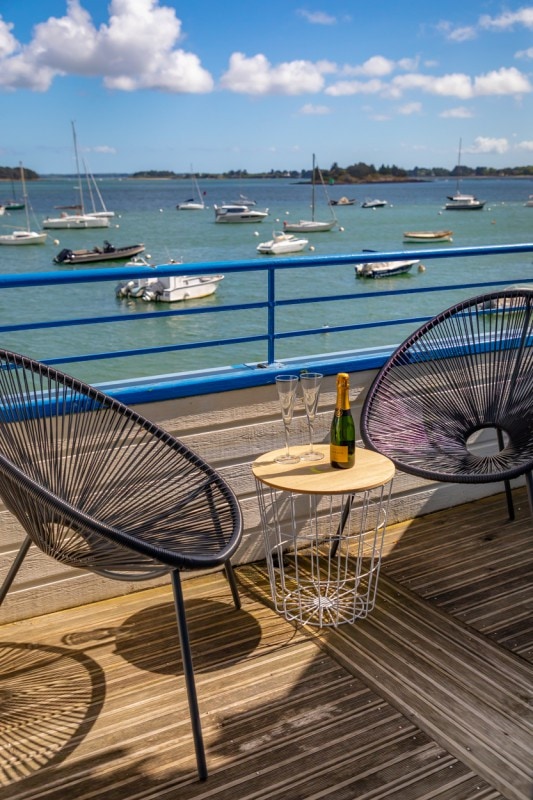 Chambre terrasse vue mer