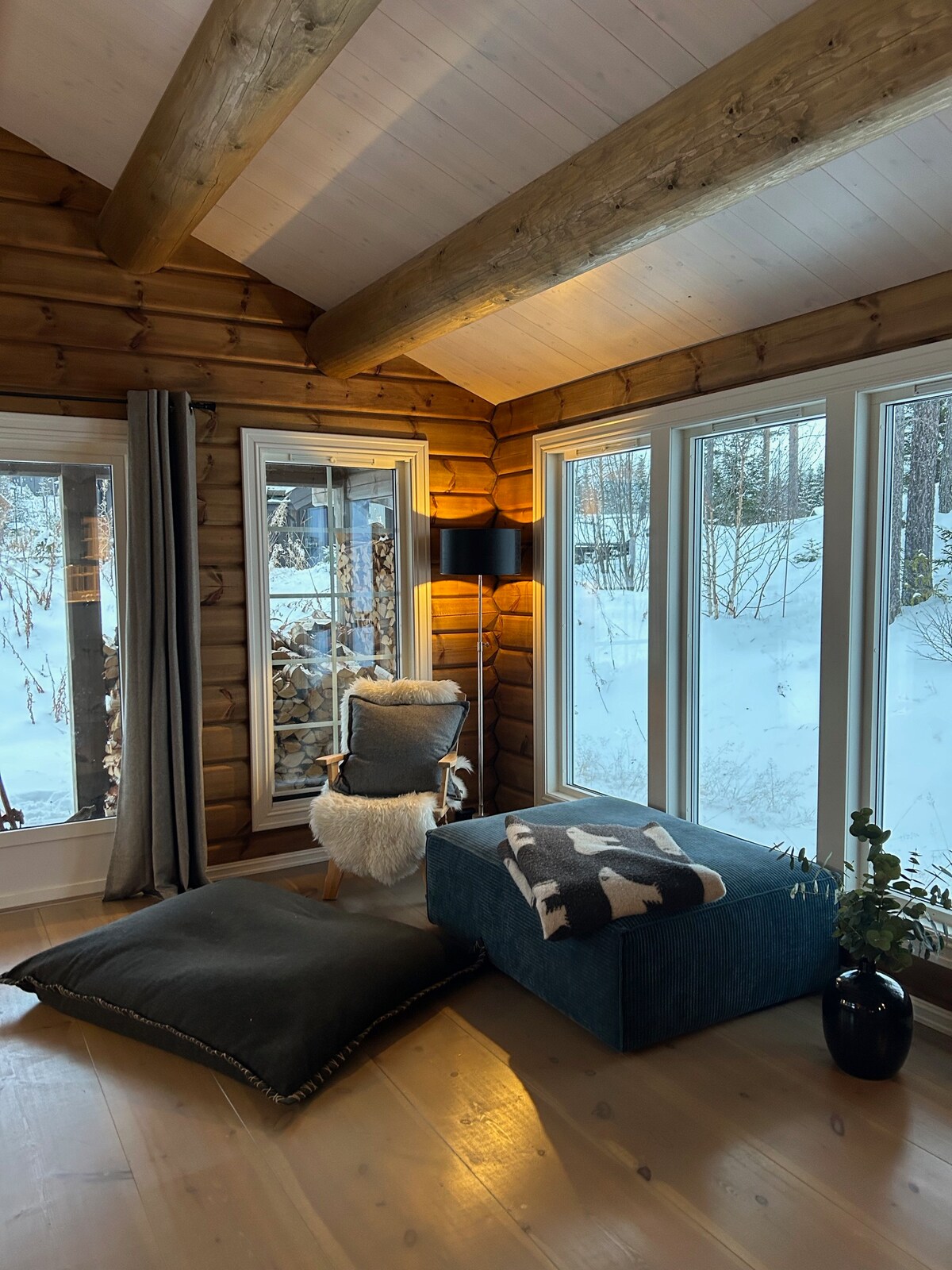 位于海姆塞达尔（ Hemsedal ）的绝佳小木屋，滑雪场。