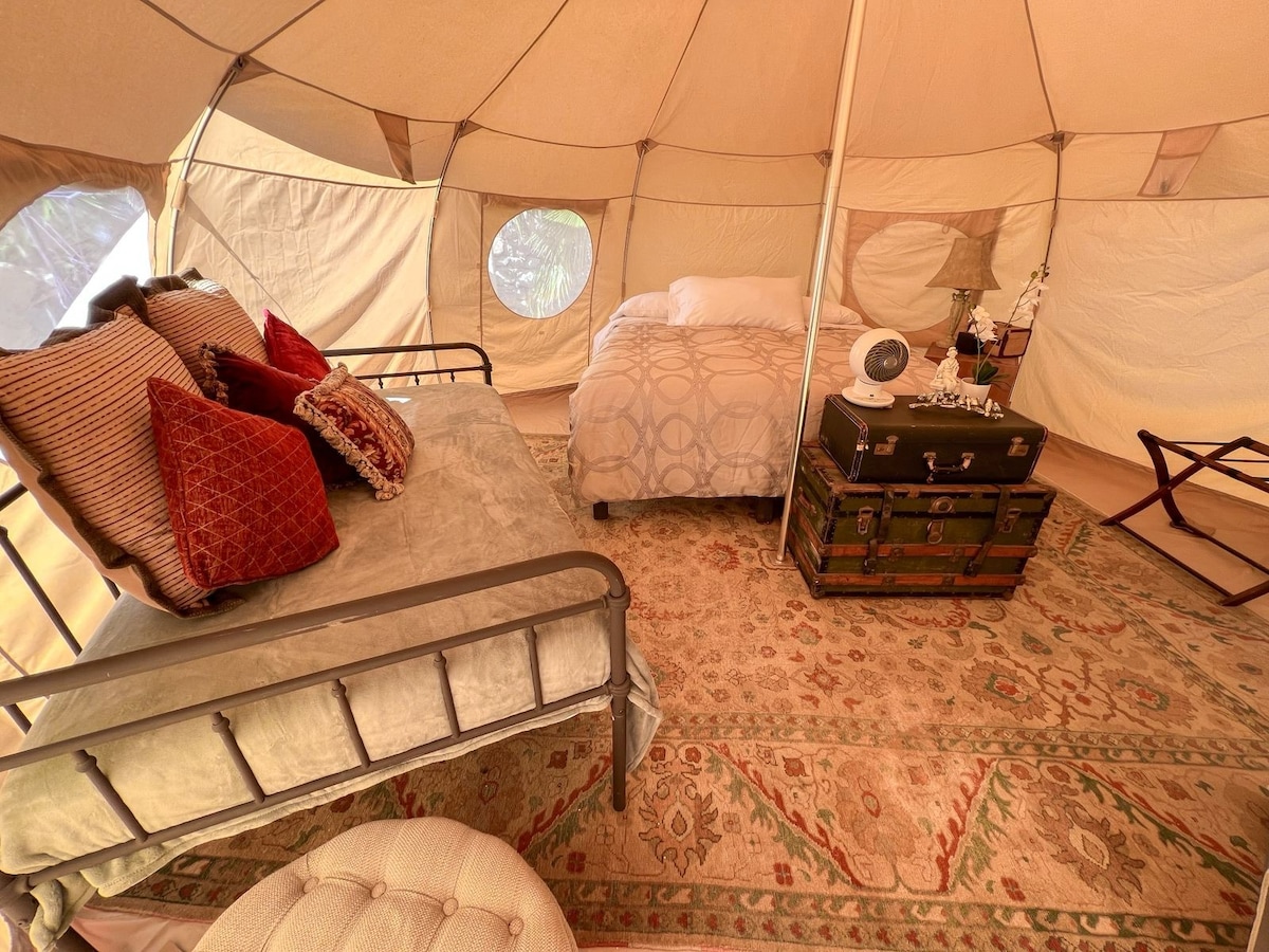 洛斯卡沃斯豪华露营帐篷# 2 -一张加大双人床