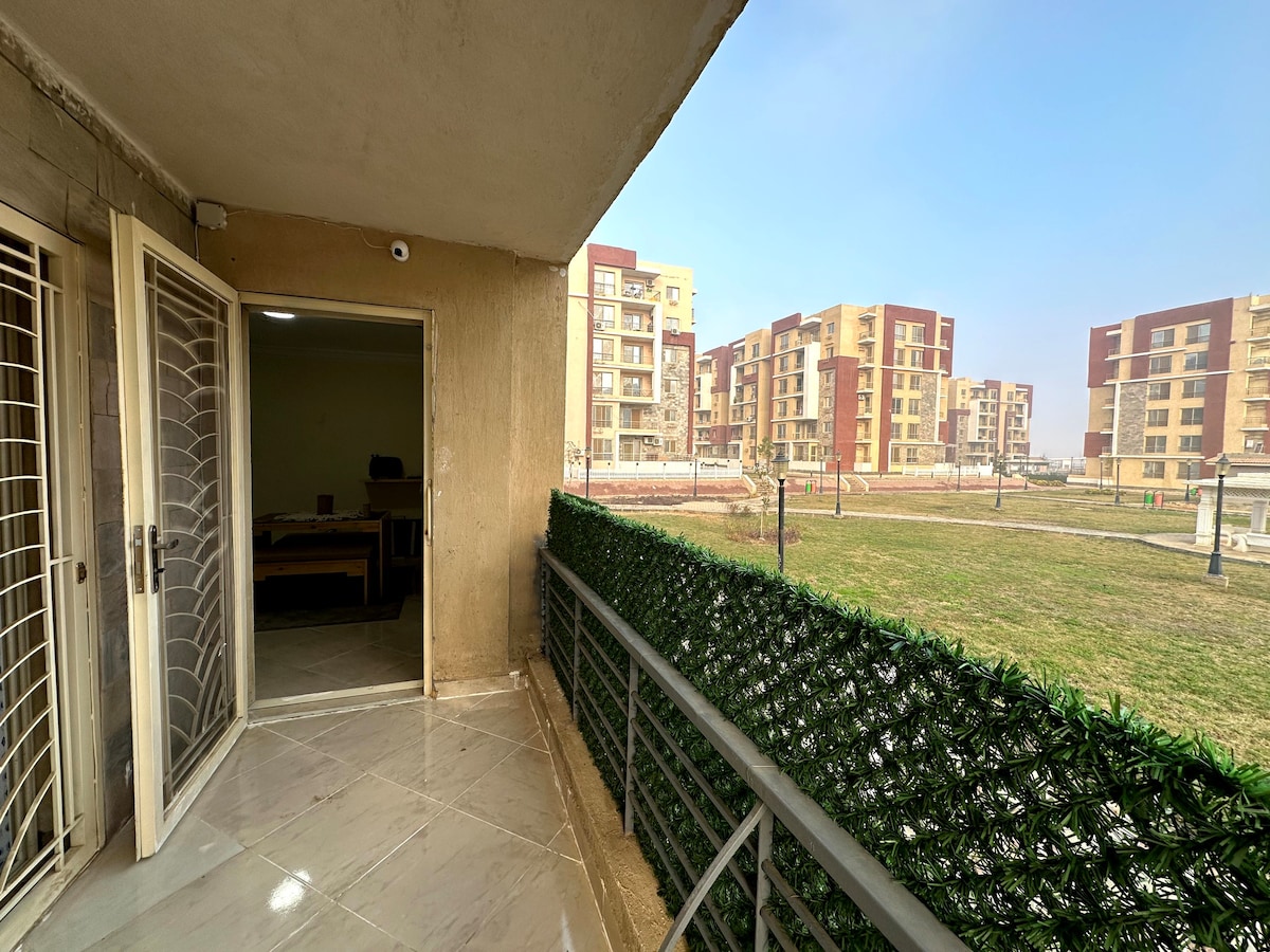 新开罗阳光明媚的3卧室公寓# D0