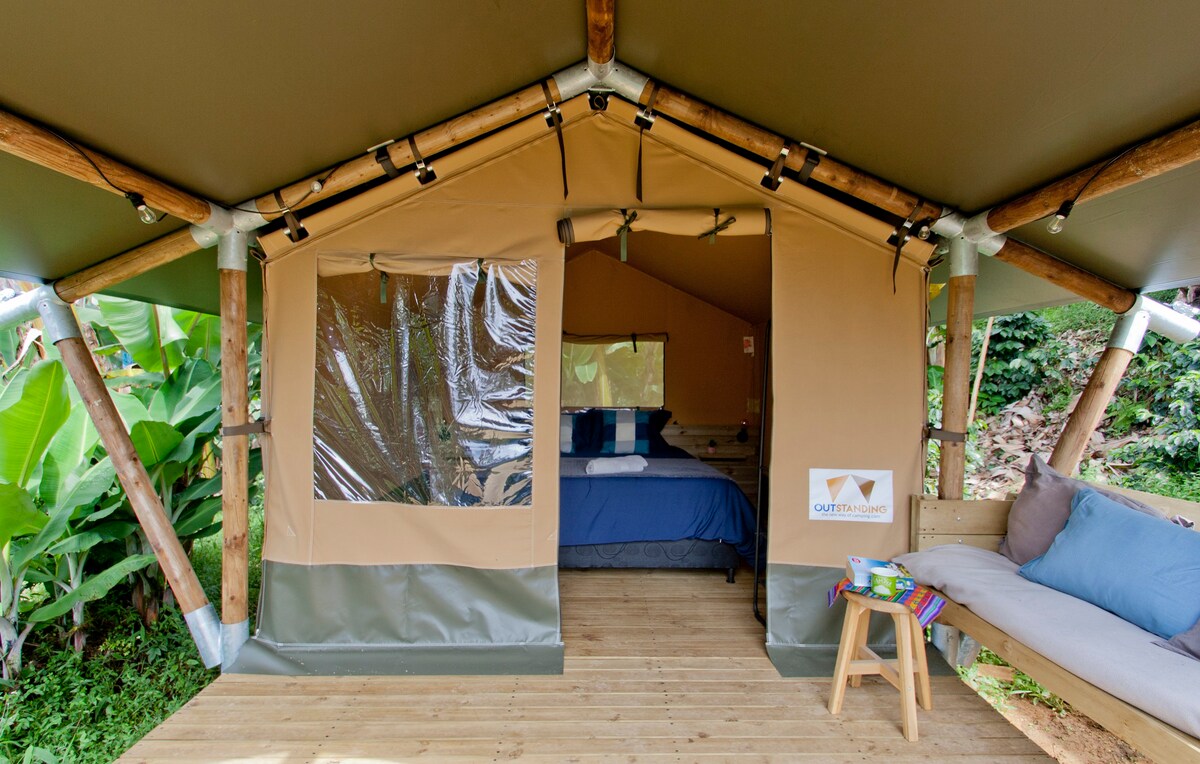 Double Glamping tent