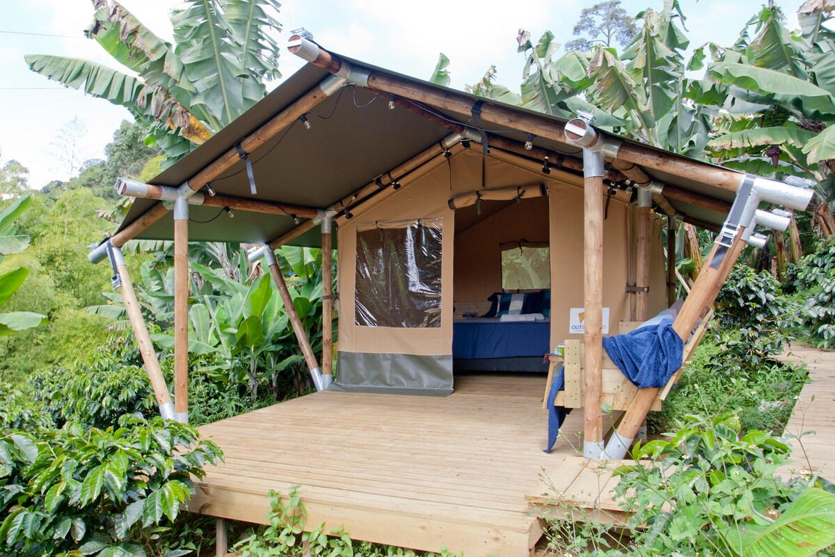 Double Glamping tent