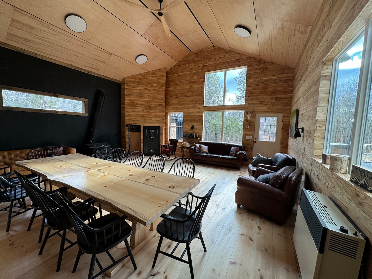 Modern contemporary meets Maine hunting camp