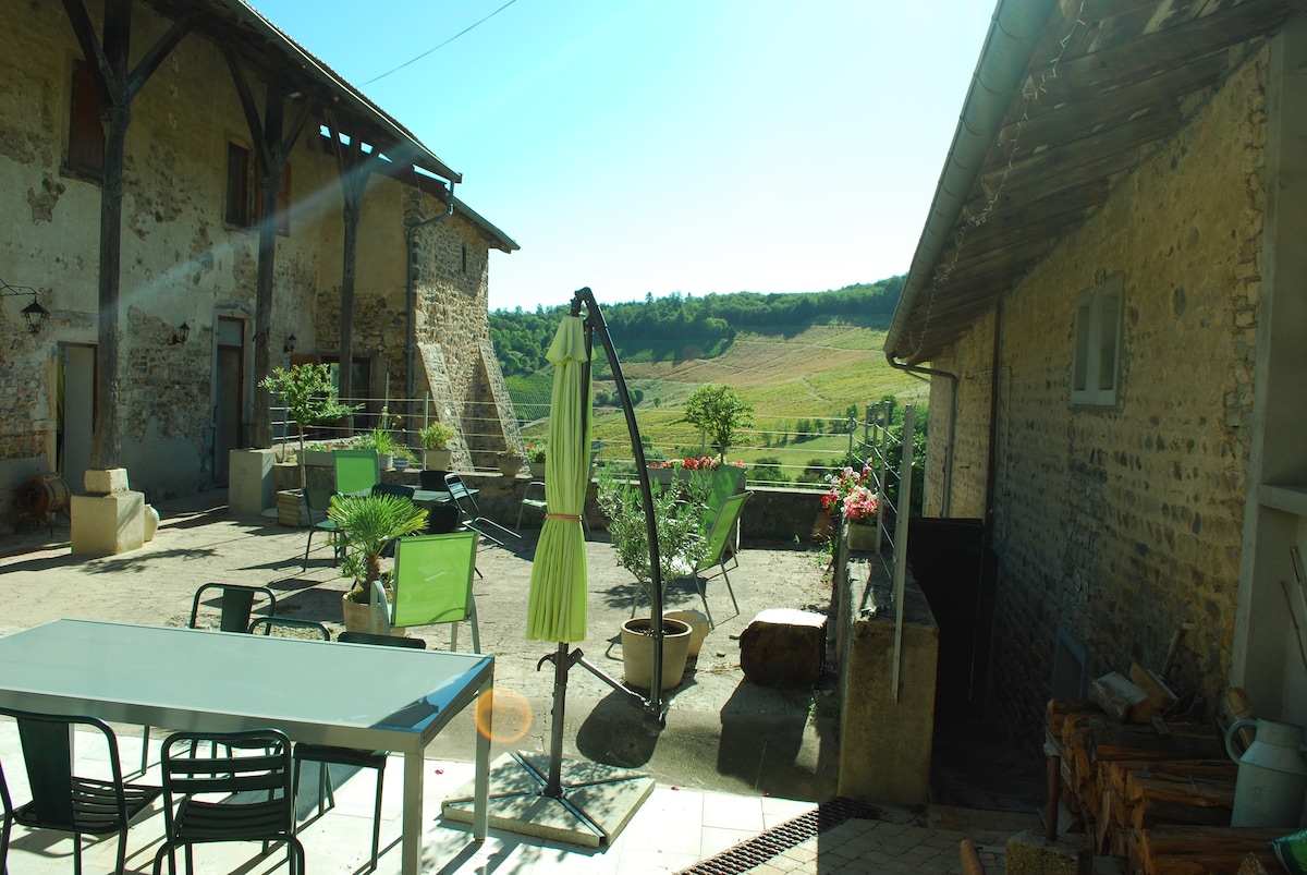 Le Nid Beaujolais gîte 12 pers.