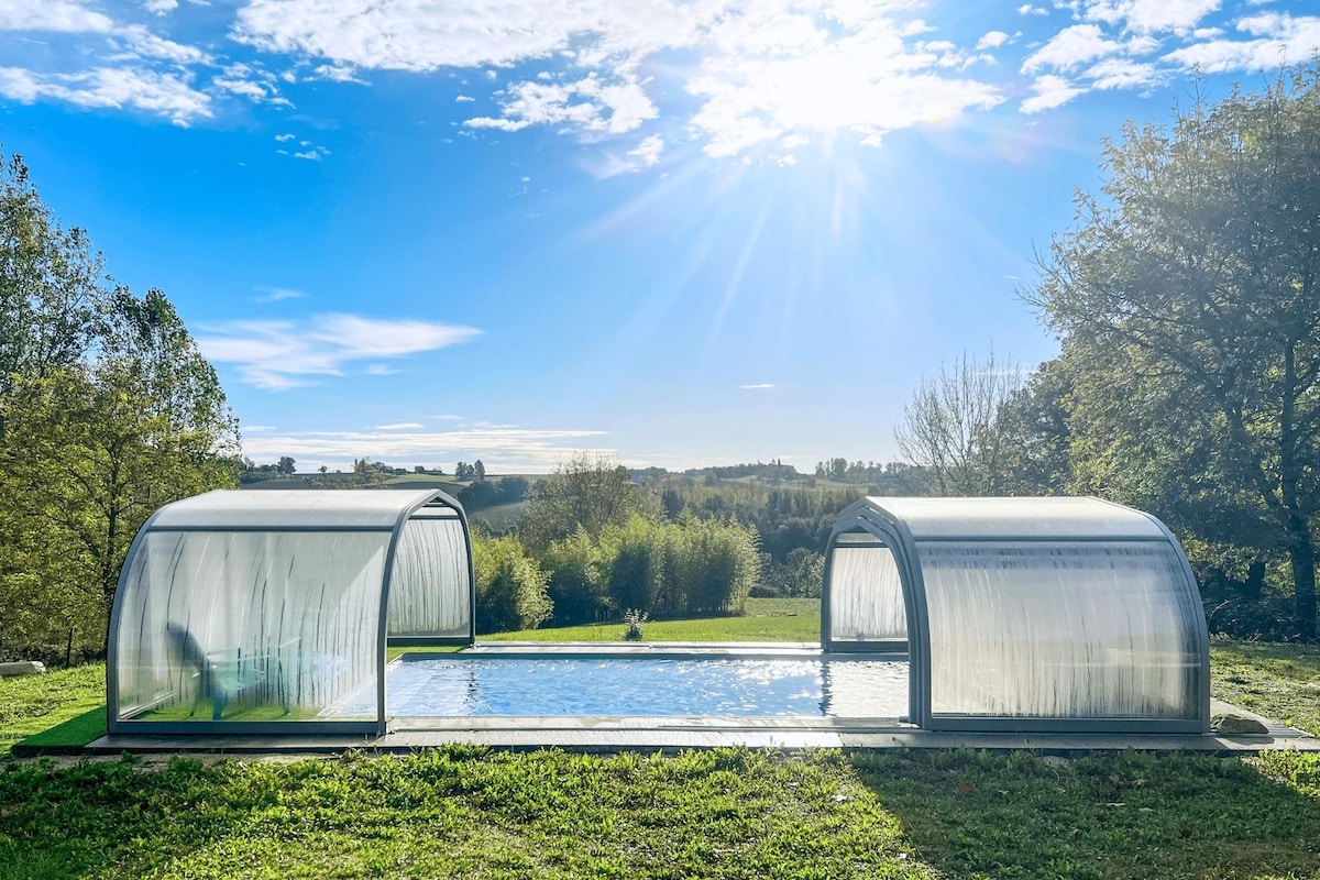 [Le Champêtre] - Gîte Lot - Piscine