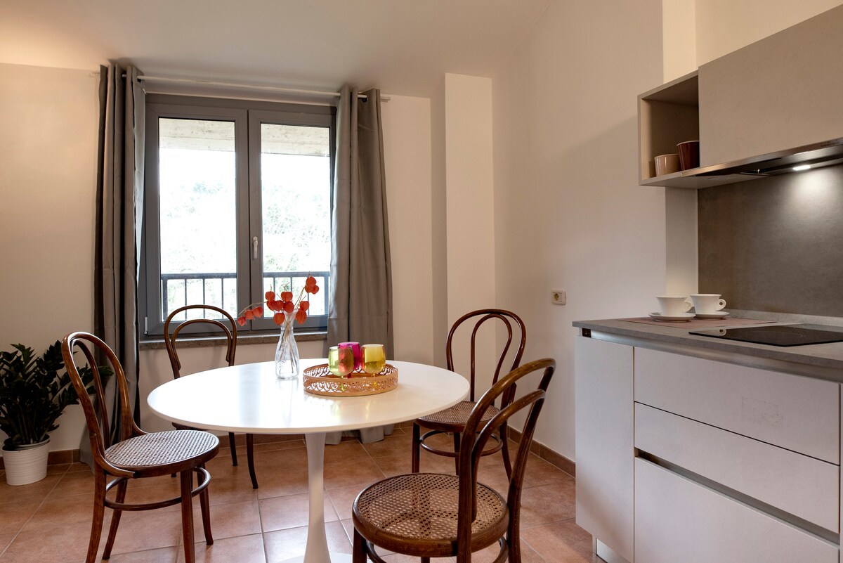 Il Castello Apartment, sourrounded by greenery