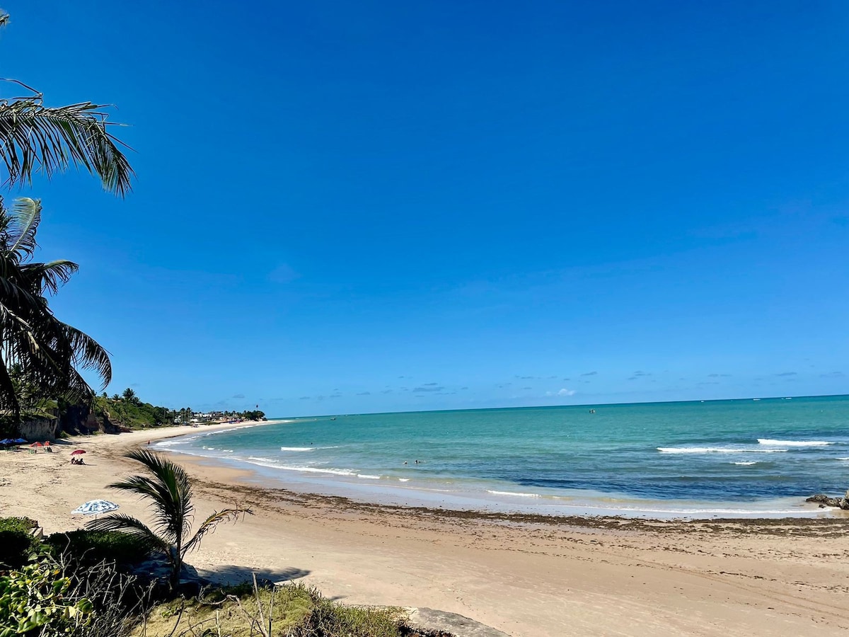 Casa de luxo pé na areia na praia de Carapibus