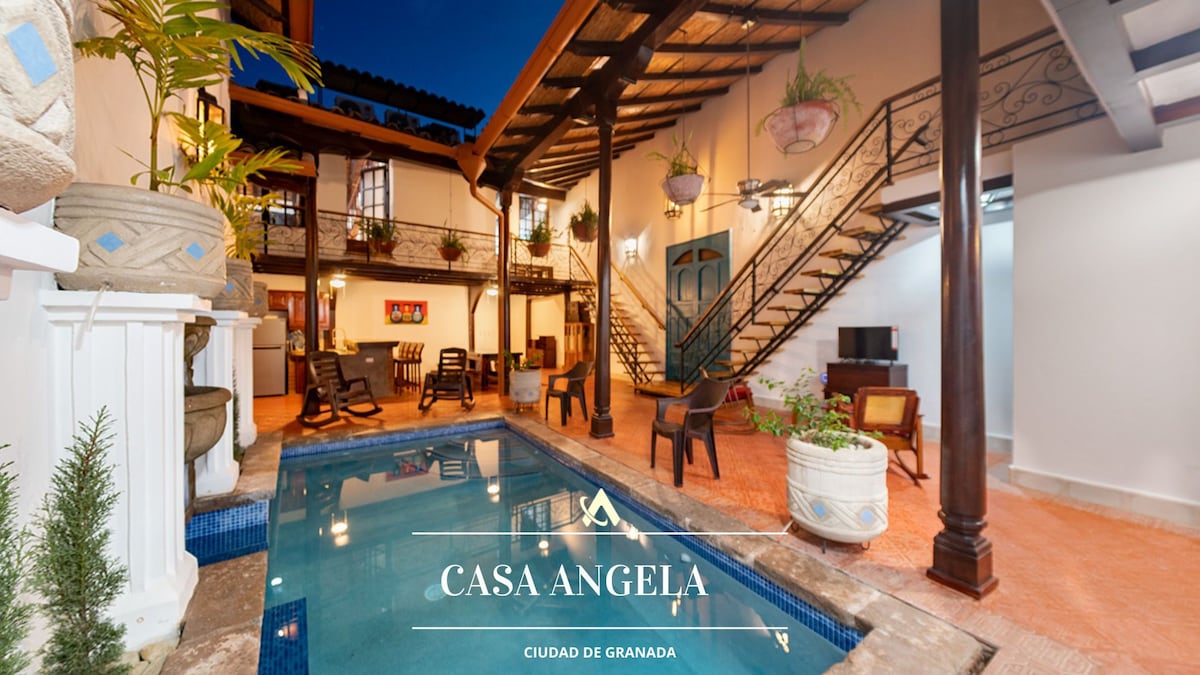 Casa Angela ，带泳池的阁楼