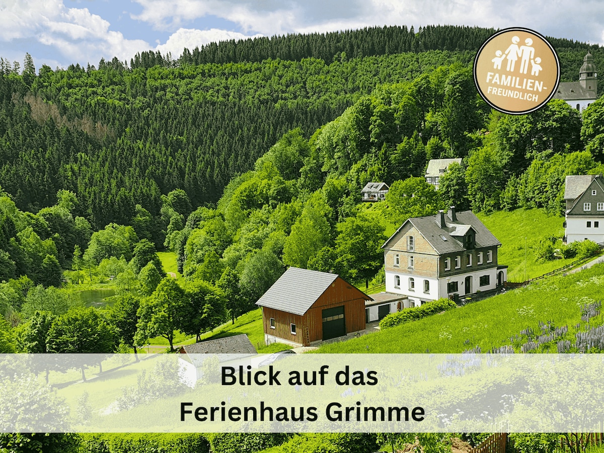 Ferienhaus Grimme (350m²,18 Pers.) im Kurpark