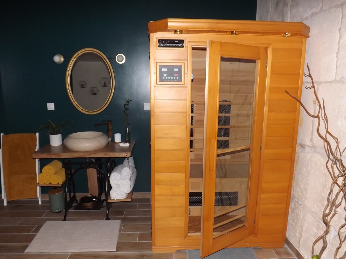 Le cocon : Maison avec sauna