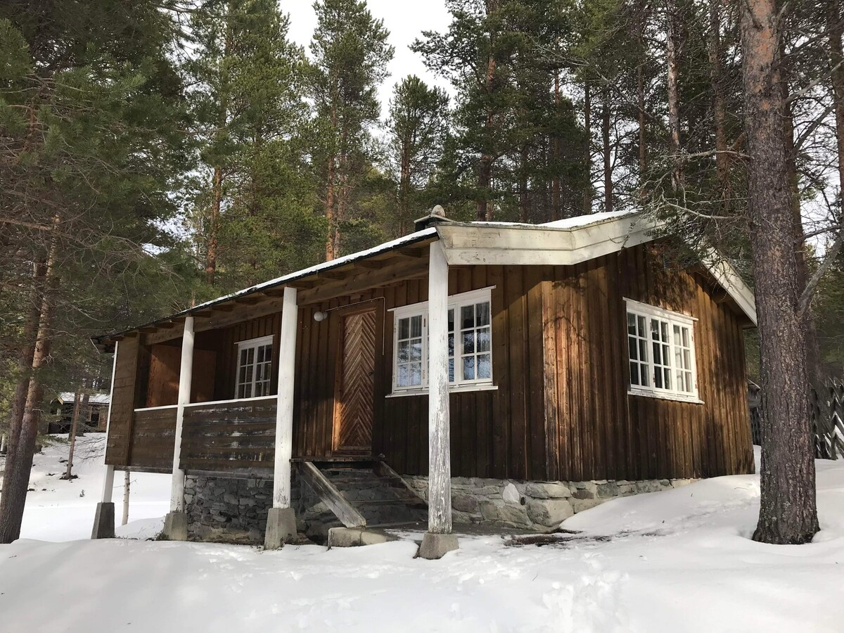 Simple family cabin at Haugen, Femundsmarka