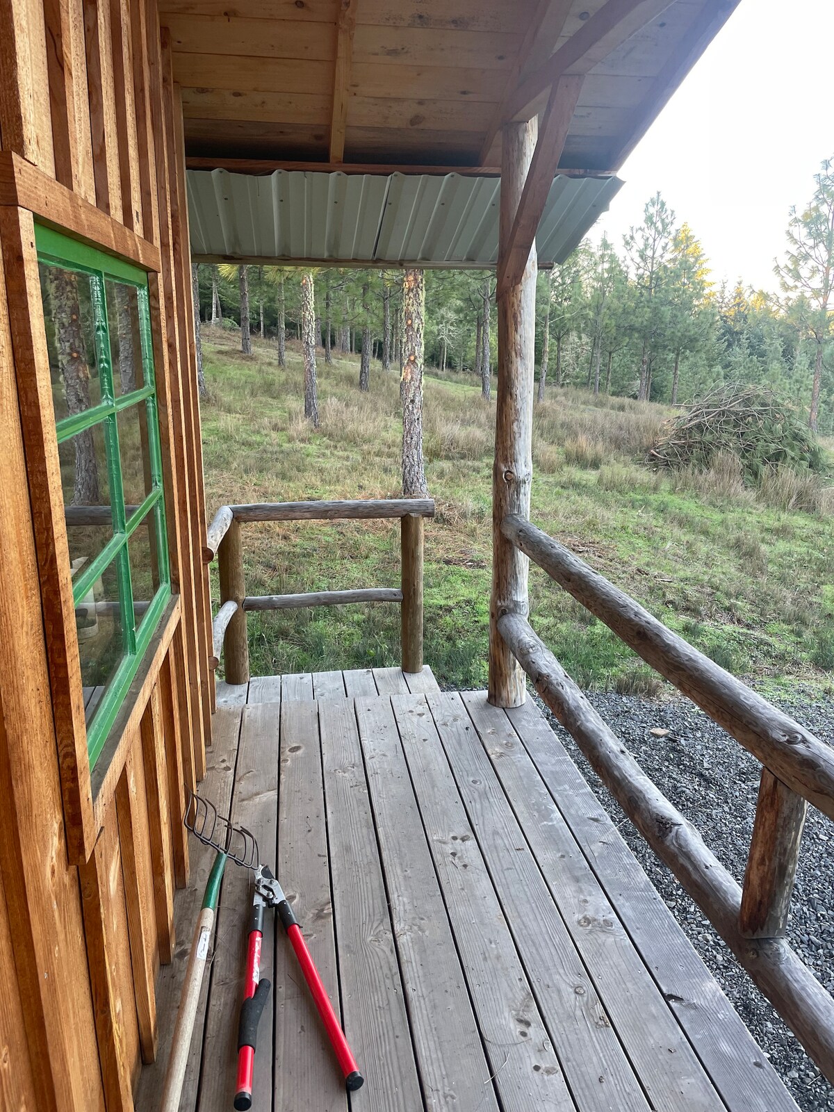 Off-Grid Cabin with a View