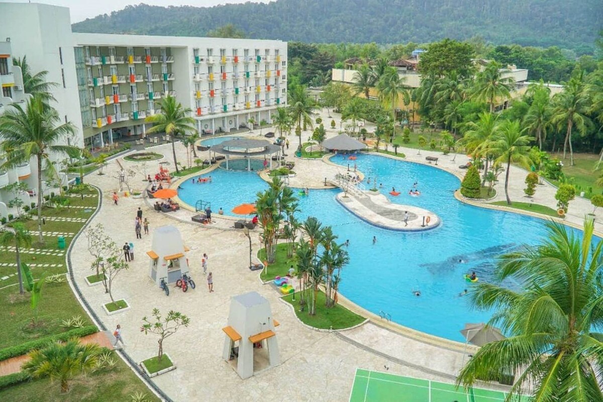 巴淡水度假村（ Batam Resort ）双人房早餐泳池