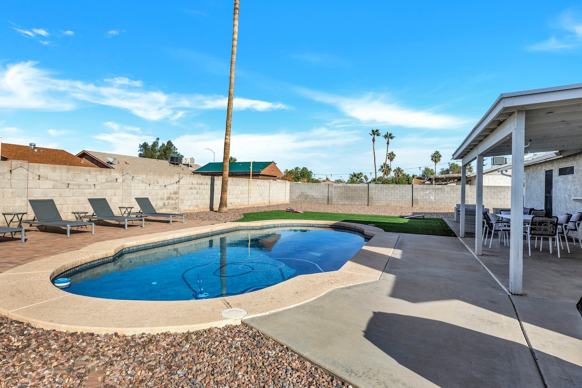 MUST SEE! Large 4BR Oasis with a Pool