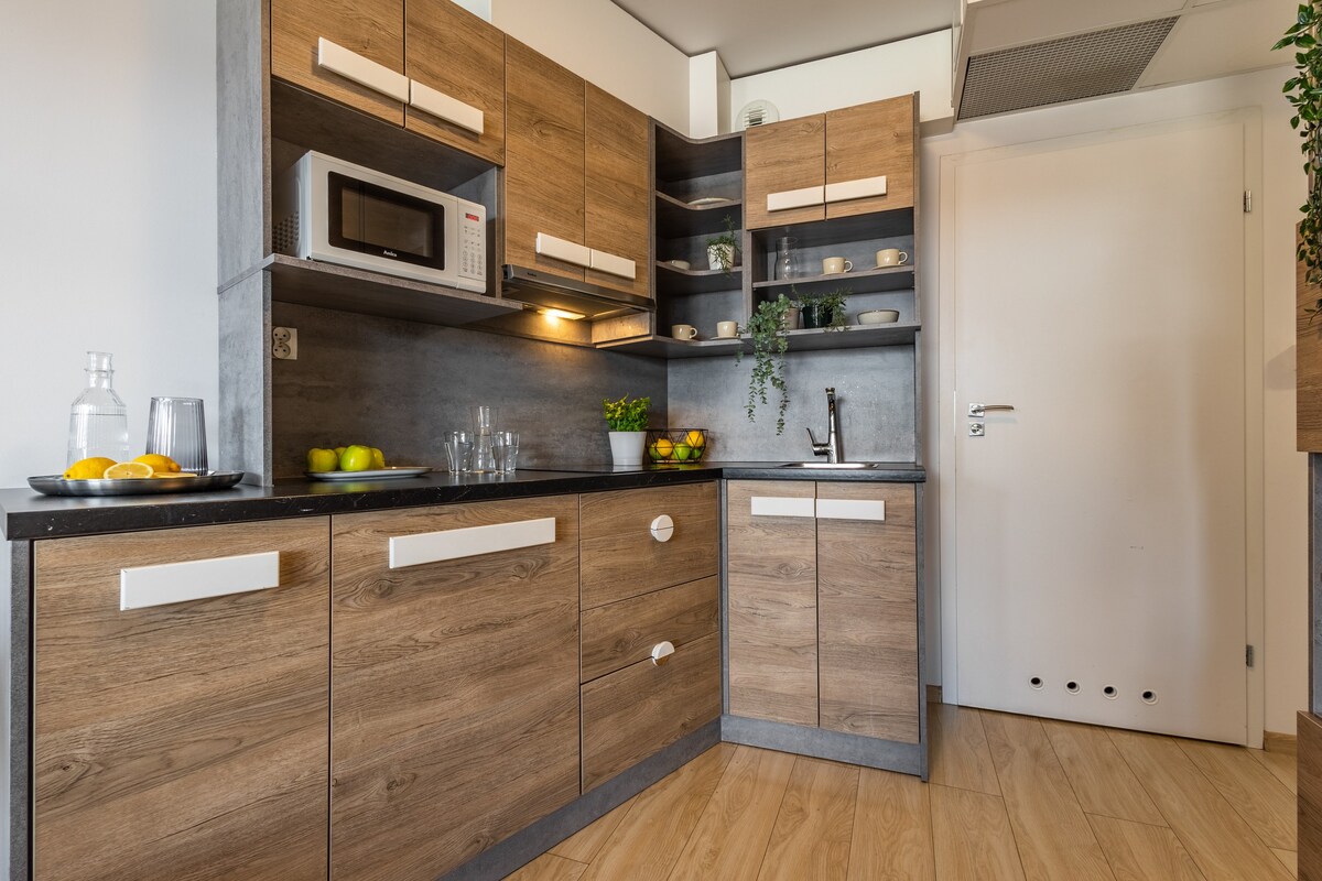 Apartament z rozkładaną sofą 2os