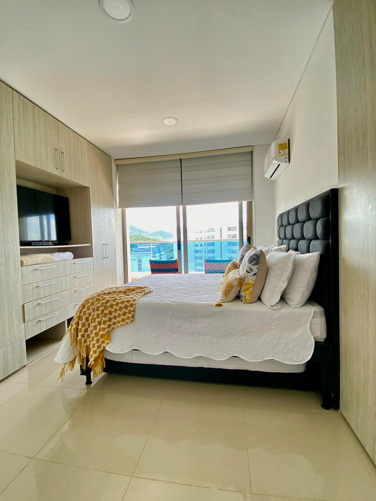 Luxury & BBQ Apartamento con vista al Mar