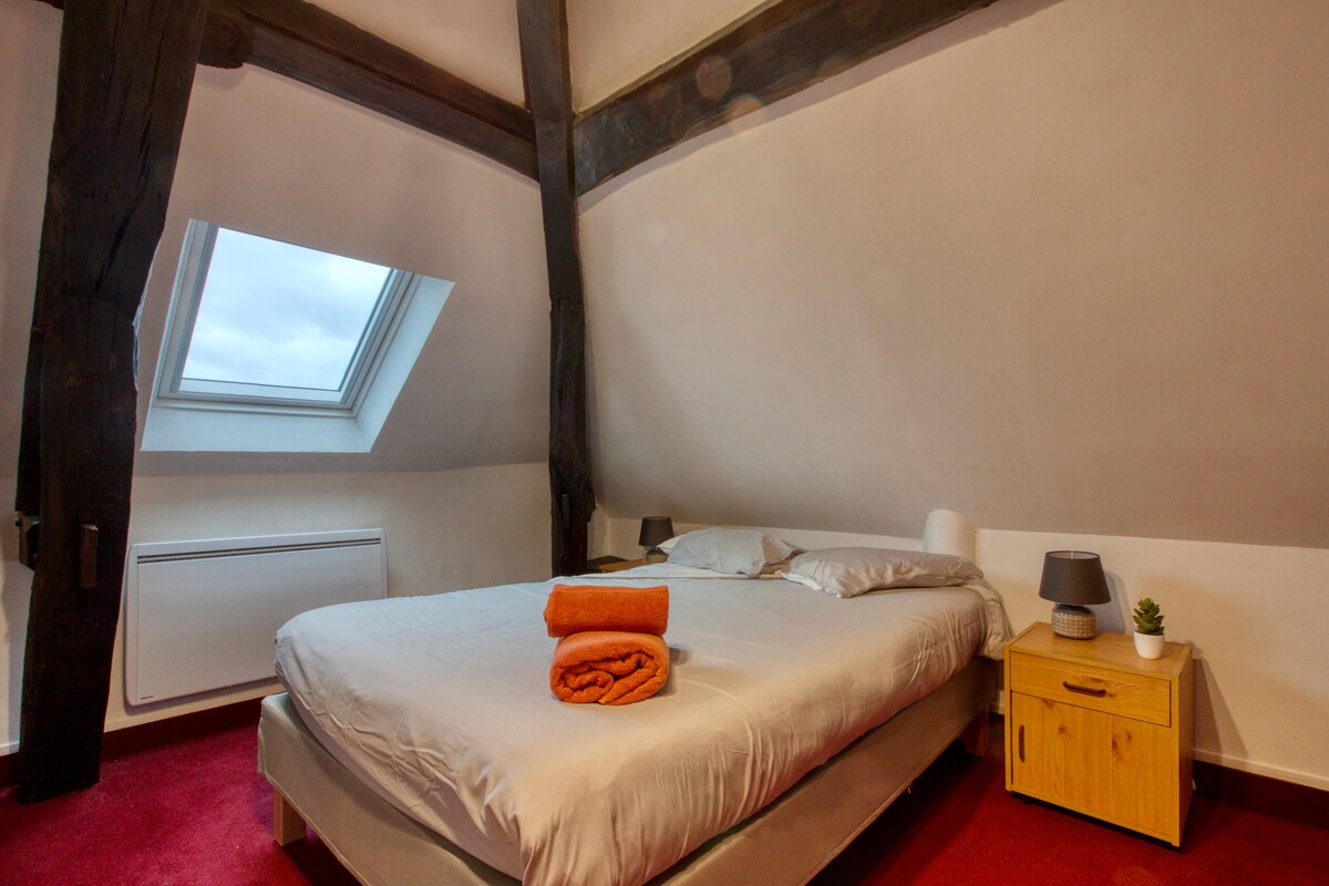 Beautiful attic appartment with parking