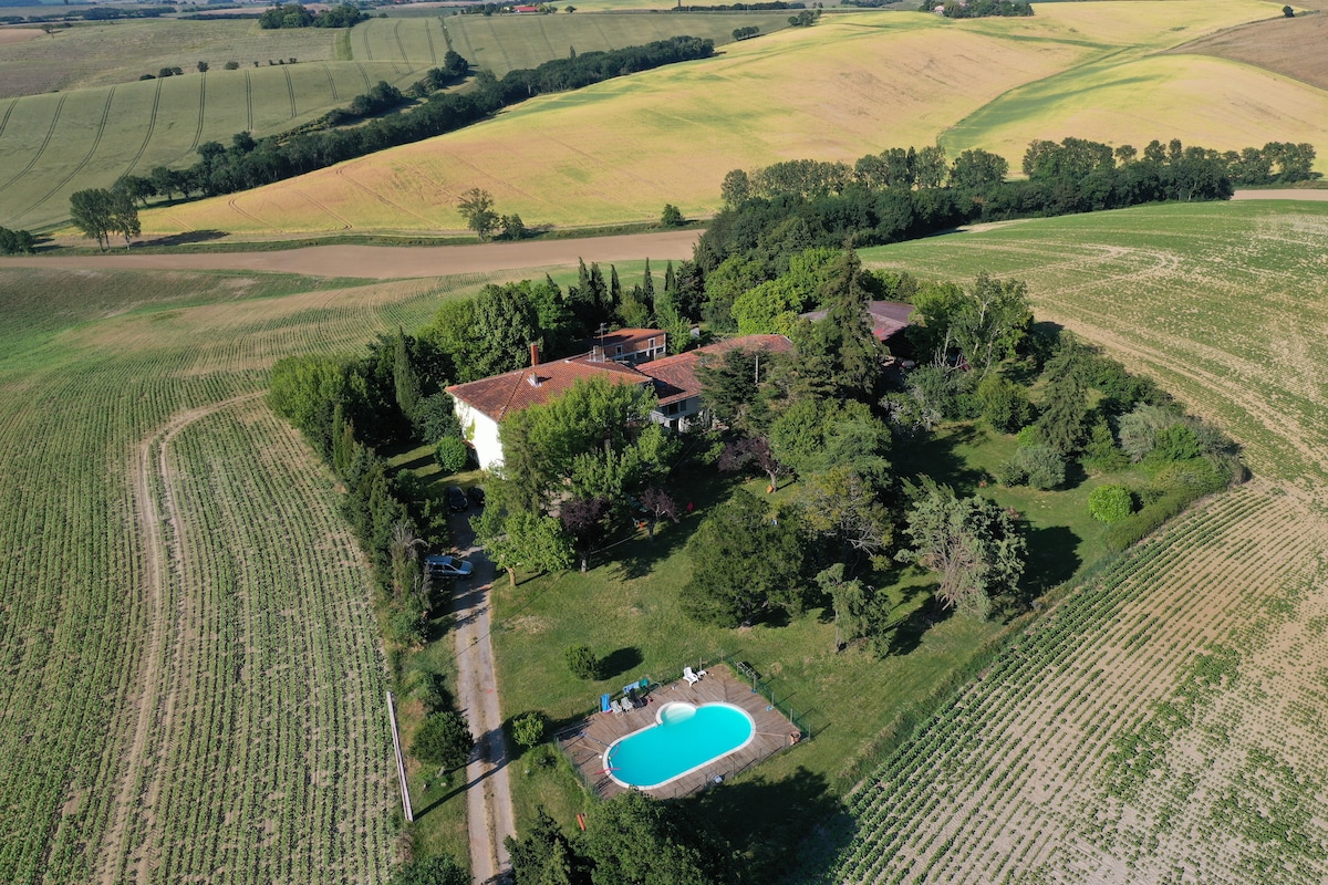 Maison 15 pers - Piscine et Parc