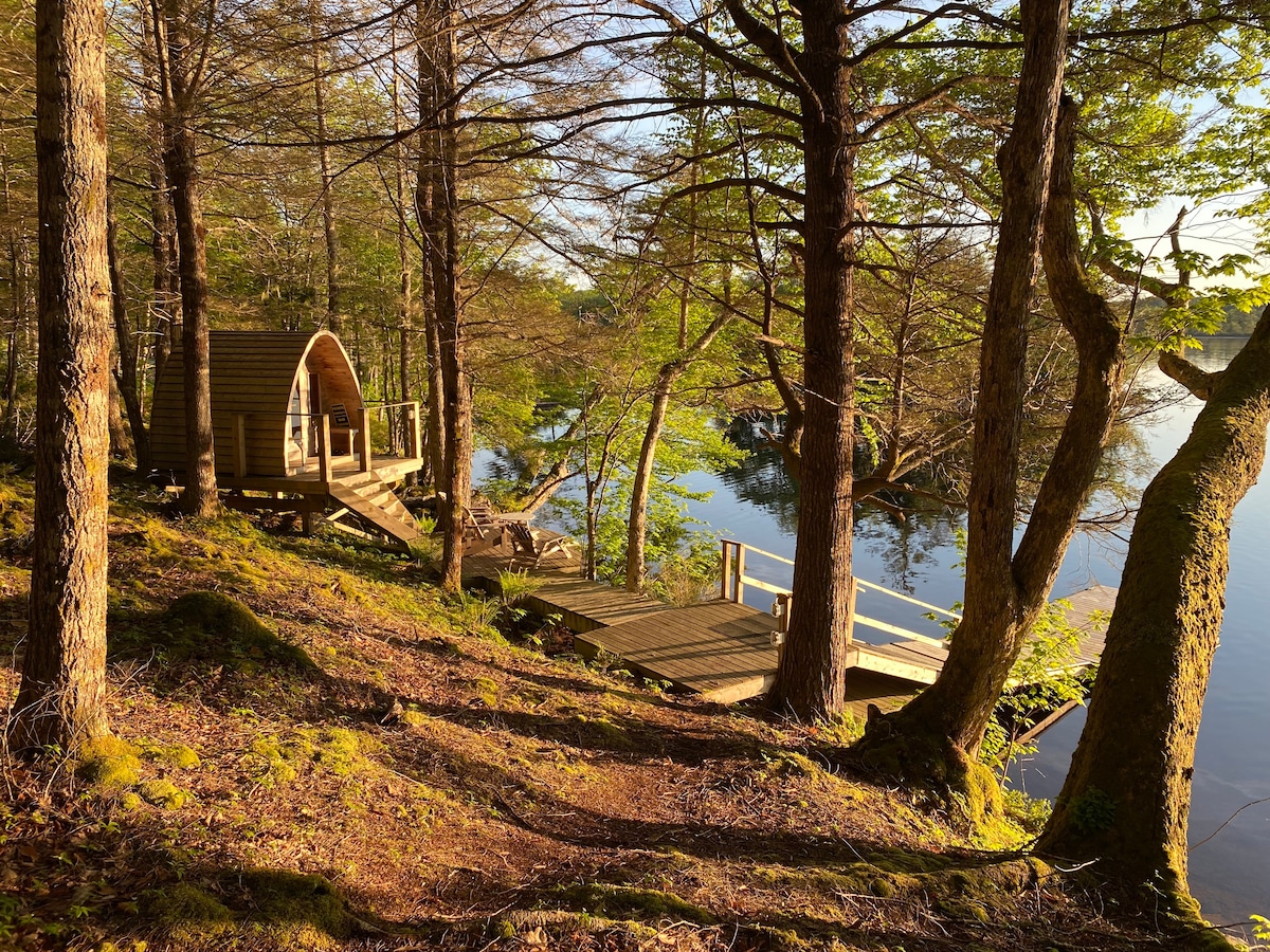 The Moose Cabin - Heimeliges Haus im Wald nahe See