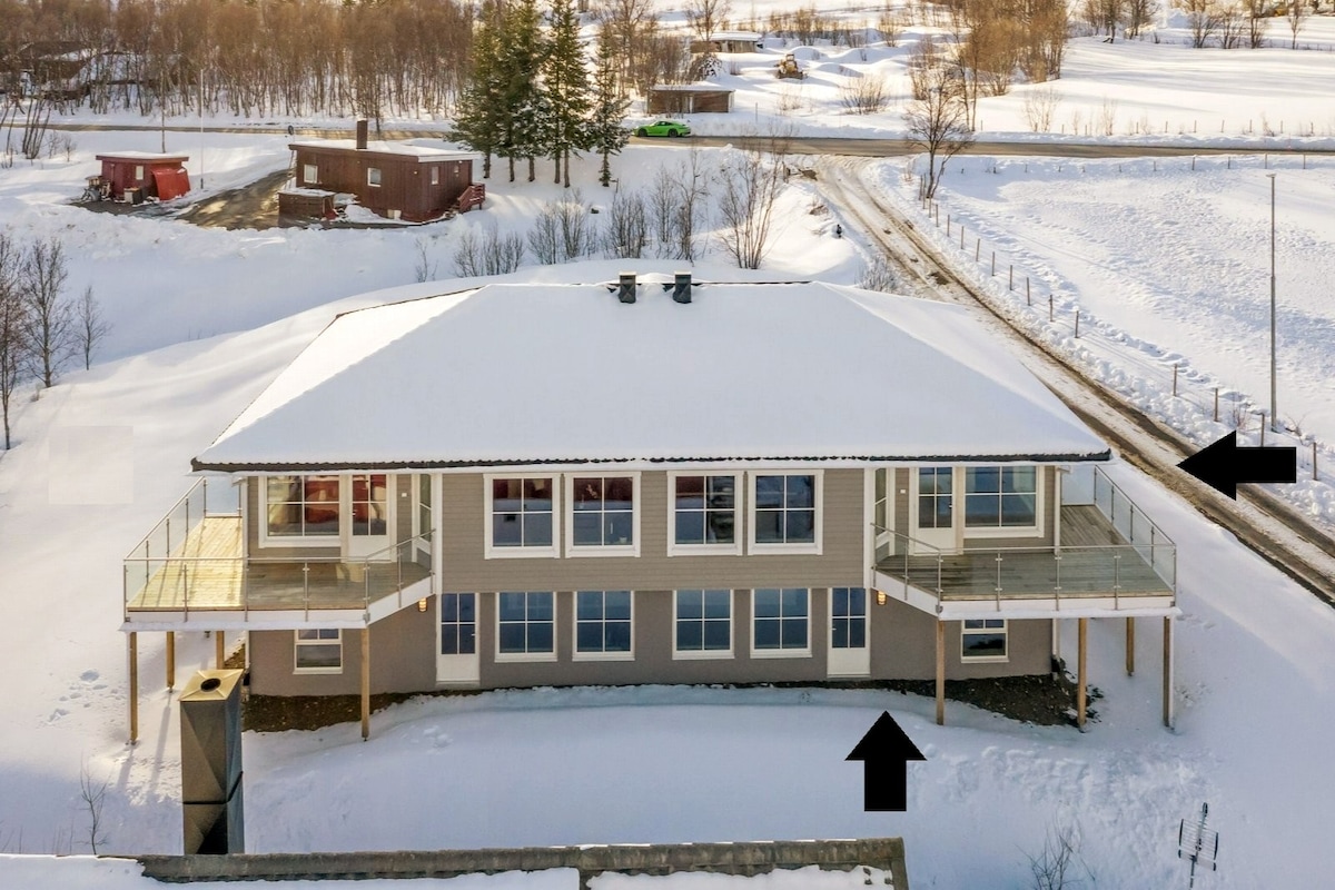 Moderne bolig med fantastisk natur