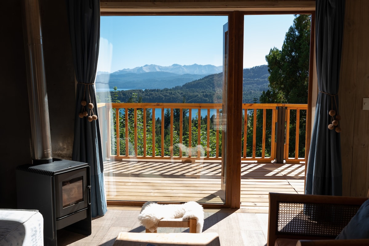 Casa de ensueño con vistas al lago Nahuel Huapi