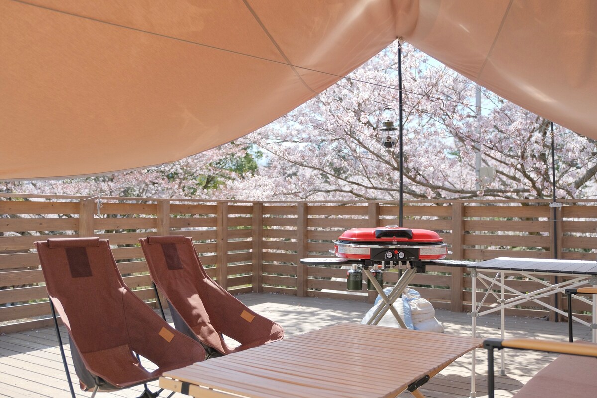 【BBQ ＆ Breakfast Included】Sibley Bell Tent /4 ppl