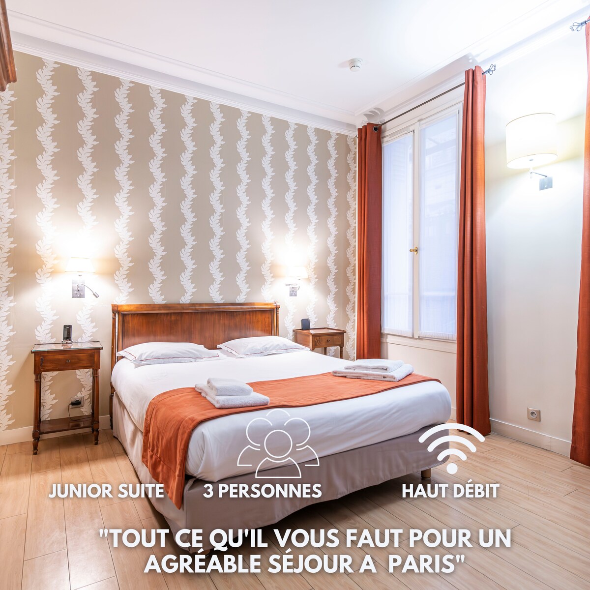 Parisian Charm-Appt 1 Bedroom-Jr Suite-3 Pers