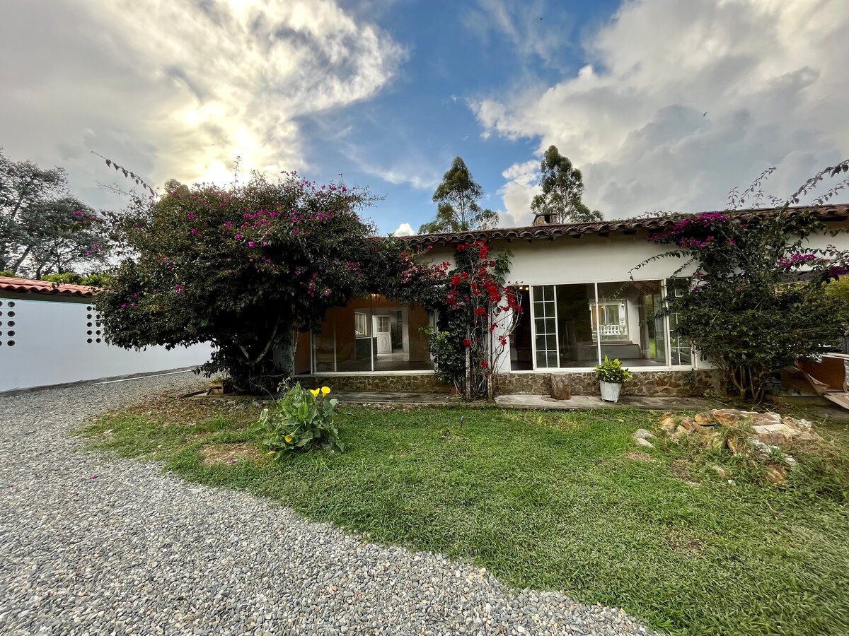 Beautiful  house in the nature