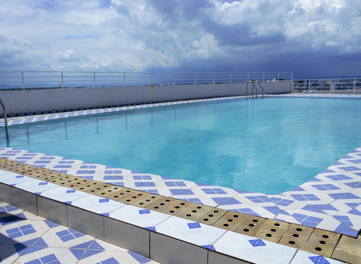 Angani Ocean View | AC Installed | Rooftop pool