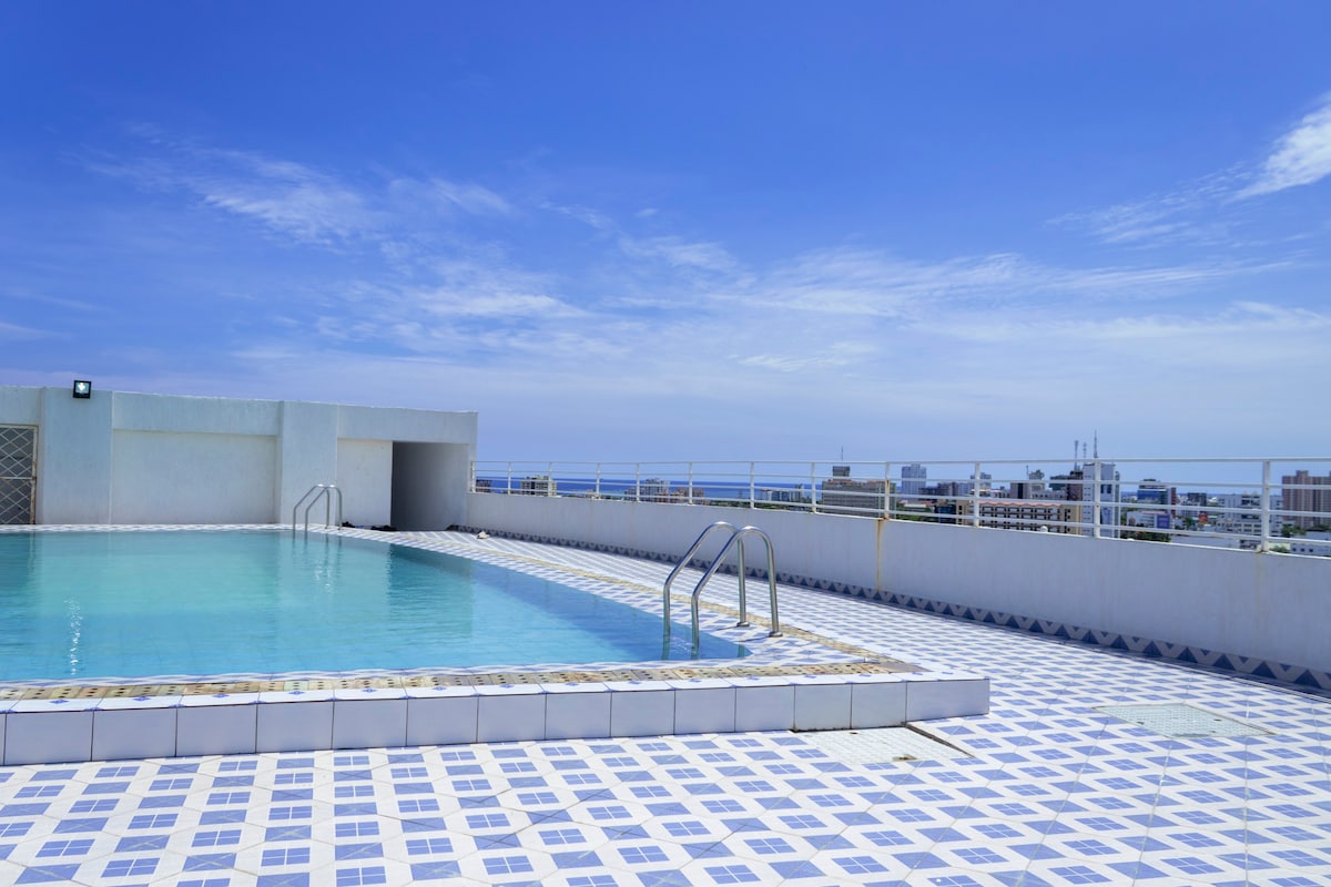 Angani Ocean View | AC Installed | Rooftop pool