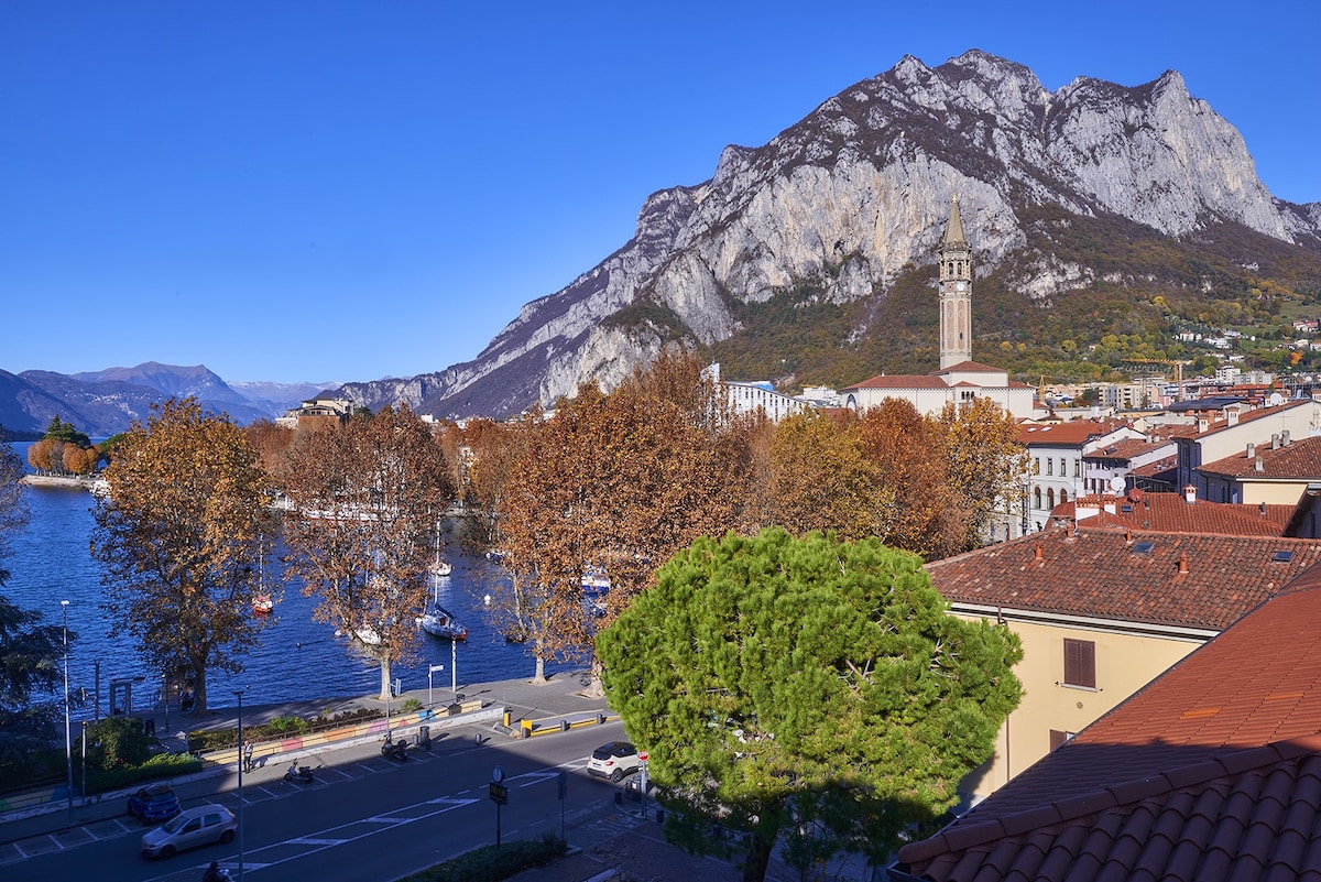 Raffinato appartamento in centro sul lago