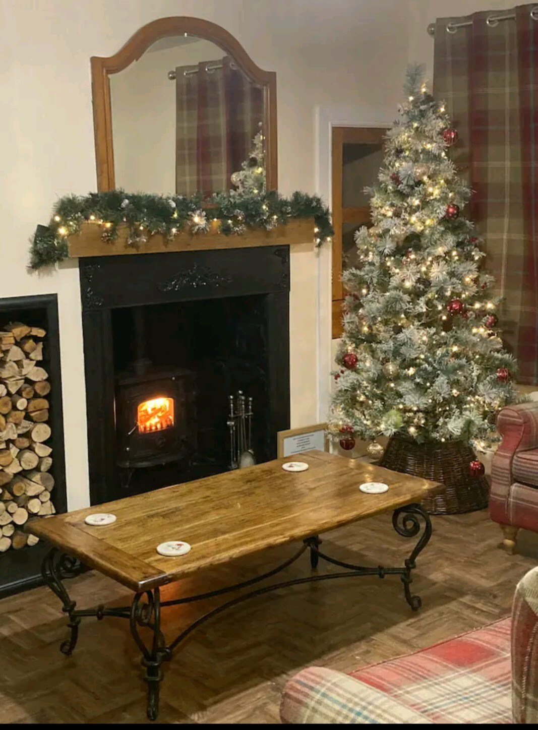 Stone Row Cottage with logburner. 
Brotton