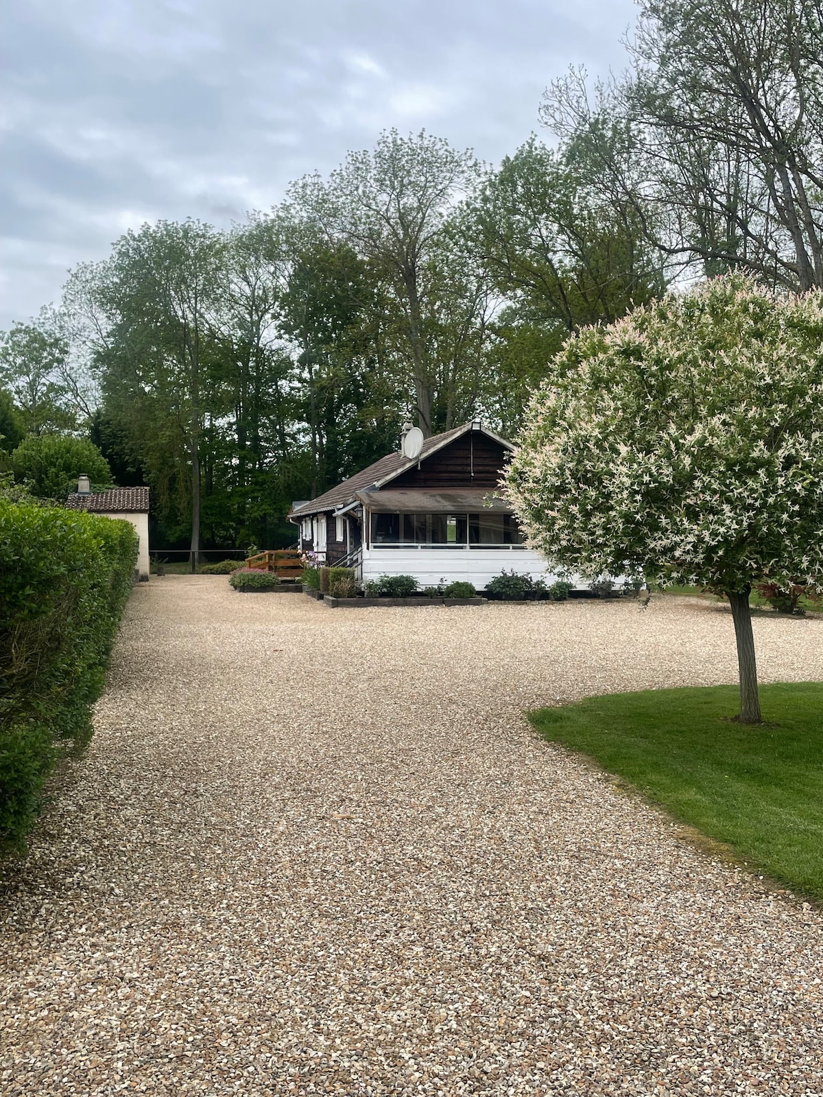 Chalet en bord de rivière